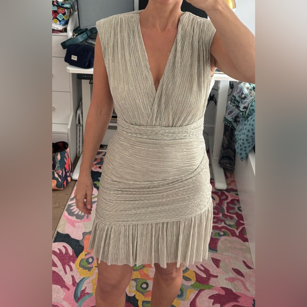 Maje Metallic Dress